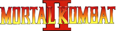 Mortal Kombat II logo for Sega Saturn